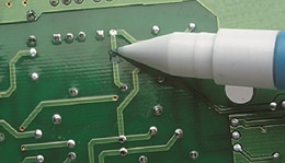 Solder Resist Repairs Using CircuitWorks Overcoat Pen and Epoxy Solder Resist Repairs Using CircuitWorks Overcoat Pen and Epoxy