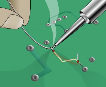 HOW-TO: PCB Trace Repair With a Wire Jumper Thru Board - Banner