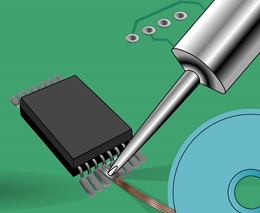 HOW-TO: Remove Solder Bridging from J-Leads & Gull Wing Leads